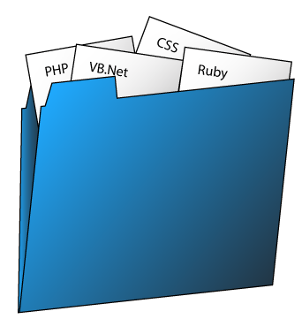 a folder of code